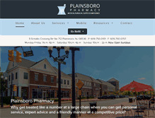 Tablet Screenshot of plainsboropharmacy.com